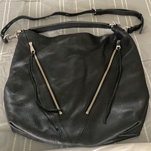 Rebecca Minkoff Black Leather Hobo Bag